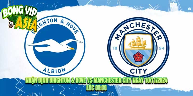 Nhận Định Brighton & Hove vs Manchester City Ngày 10/11/2024